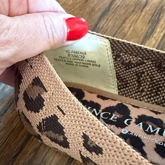 Vince Camuto Brown Leopard Print Flats, size 8.5 - Picture 9 of 9